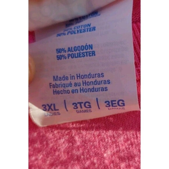 "June Girls Are Sunshine Mixed With A Little Hurricane" T Shirt Neon Pink Sz 3XL - Picture 6 of 9